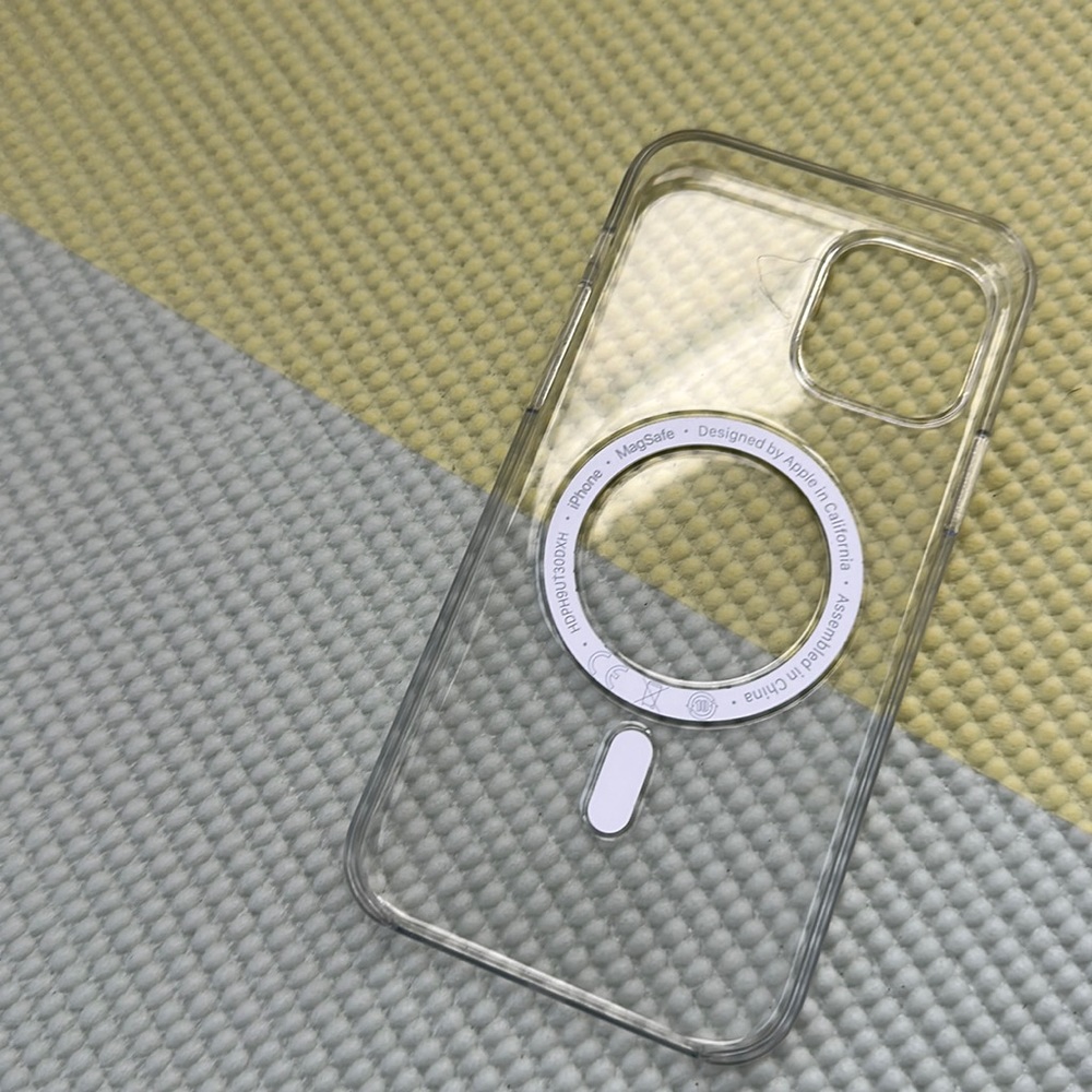 Authentic Apple iPhone 12 Pro case with MagSafe. Clear.